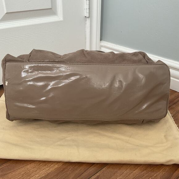 Miss Sixty Vintage Y2K Designer Handbag with Geometric Pattern Monogram Satchel - Picture 2 of 6